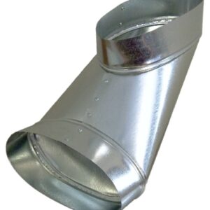 Ductworks - HVAC - oval to oval reverse boot